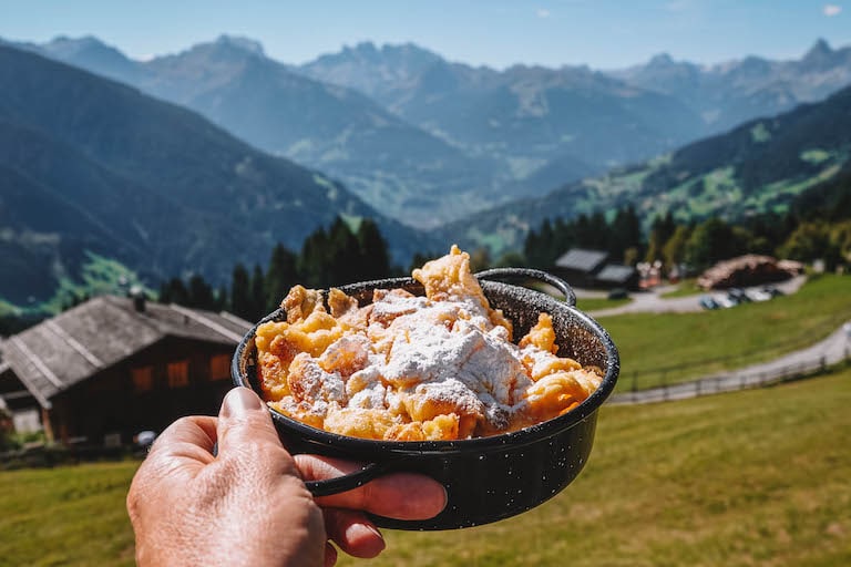 Montafon Wandern Kaiserschmarren Knappastoba