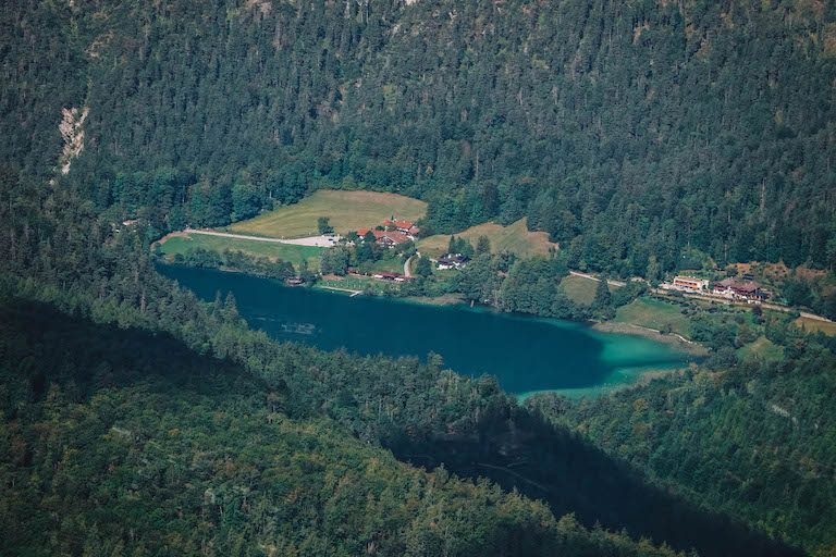 Thumsee Bad Reichenhall von oben