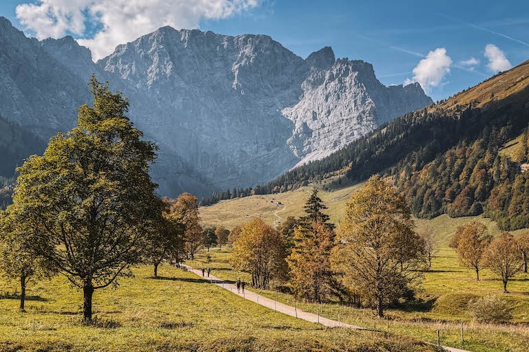 Eng Karwendel Grosser Ahornboden Silberregion