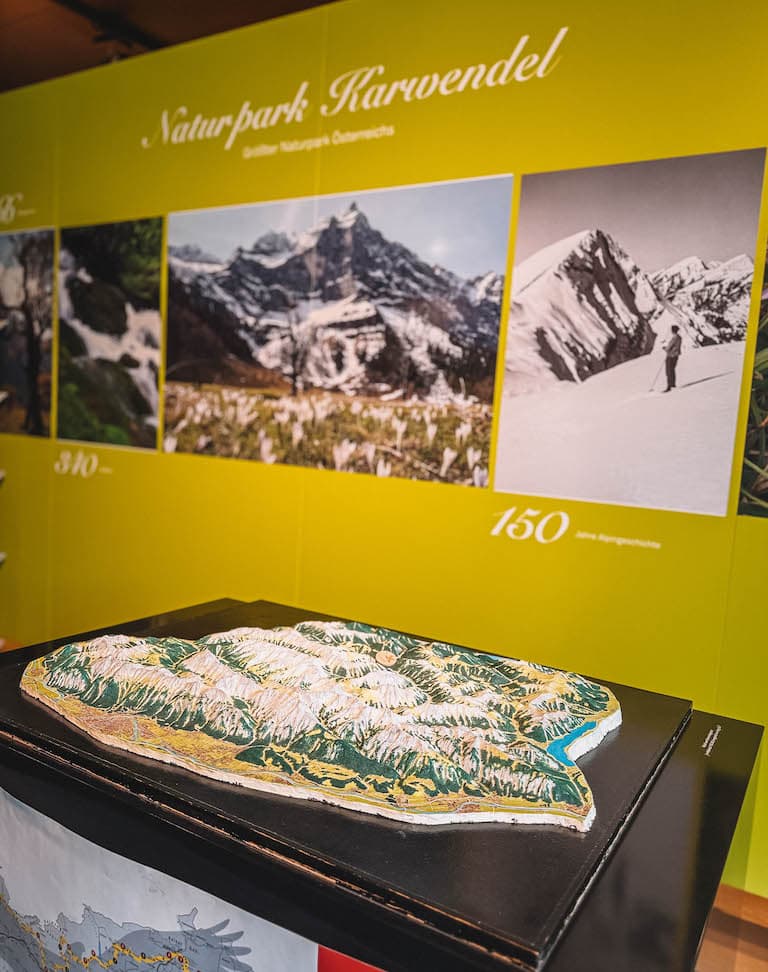 Naturparkhaus Karwendel Hinterriss Tirol Karte