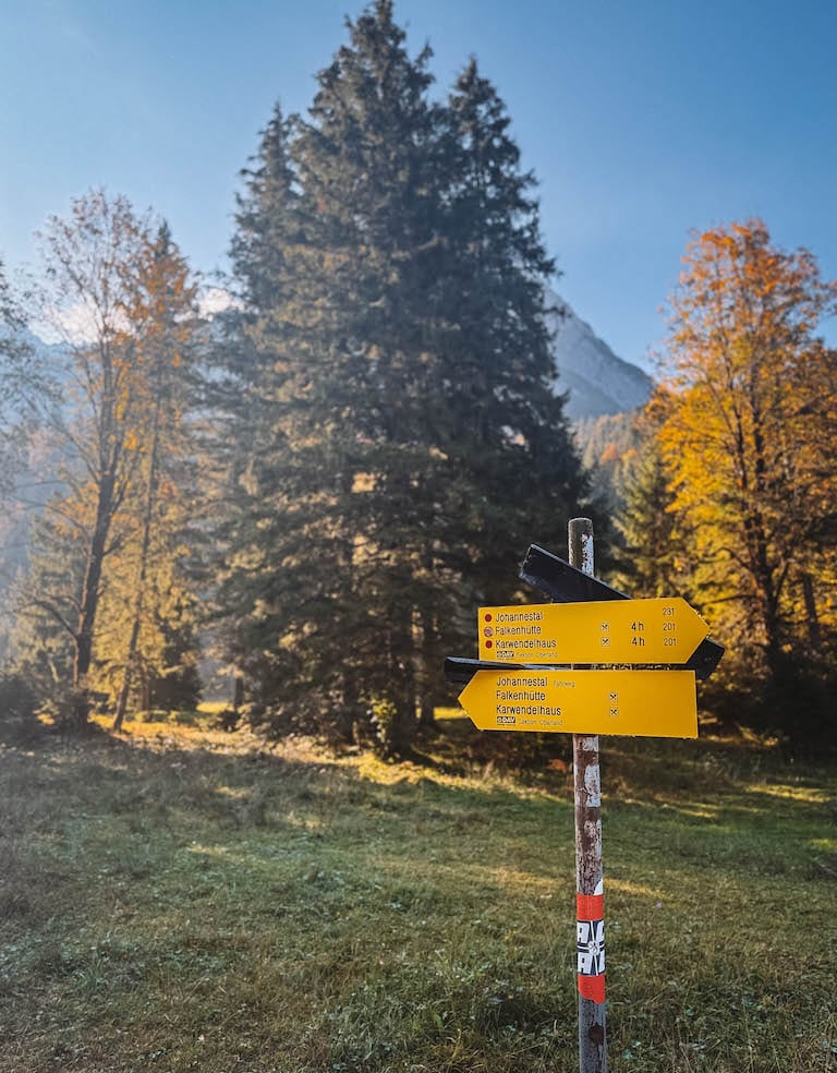 Wanderung Johannestal Hinterriss Tirol
